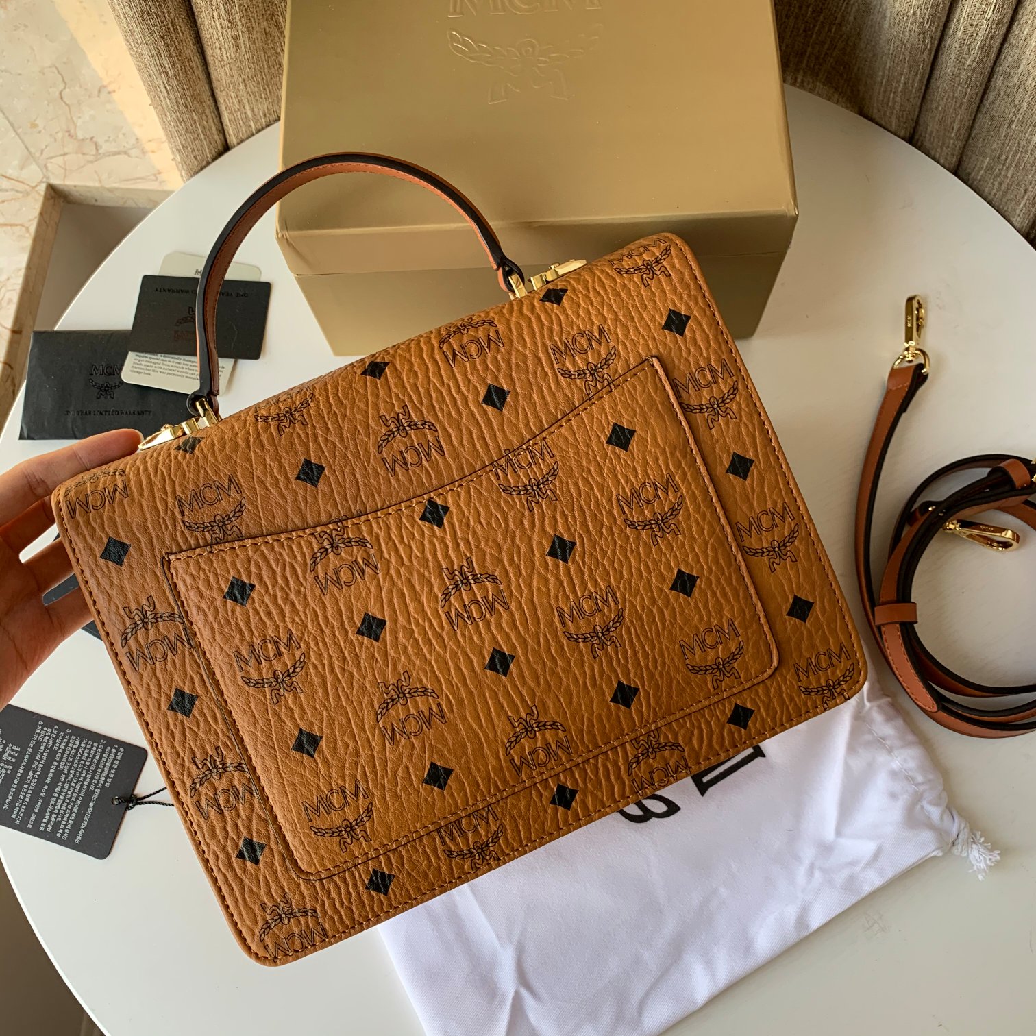 MCM Top Handle Bags